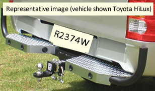Holden Rodeo towbar R2374W
